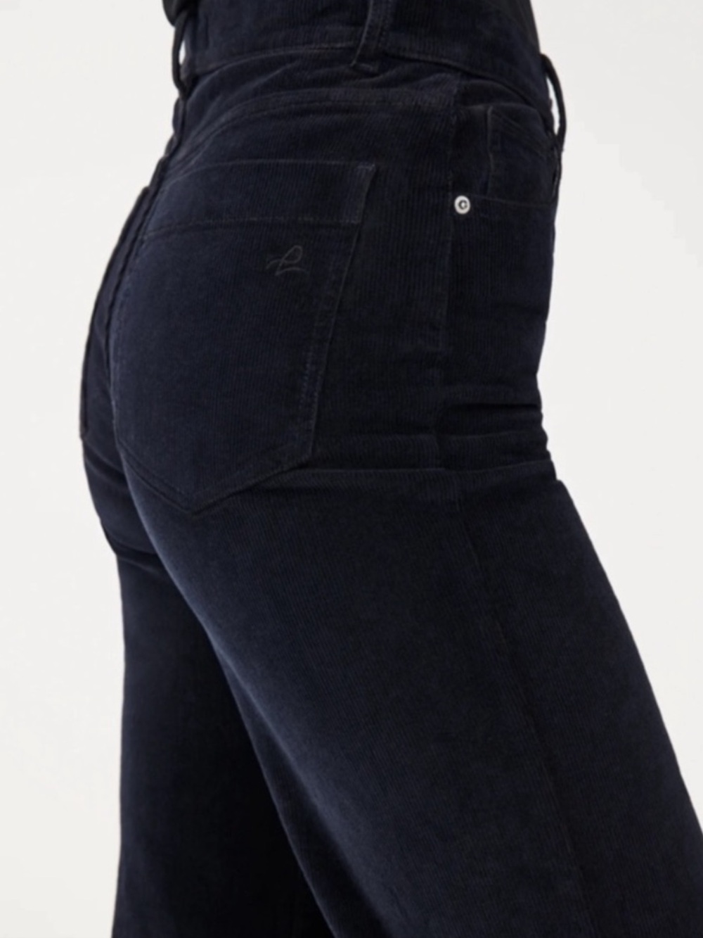 DL1961 Hepburn Wide Leg High Rise Corduroy - Picture 3 of 10